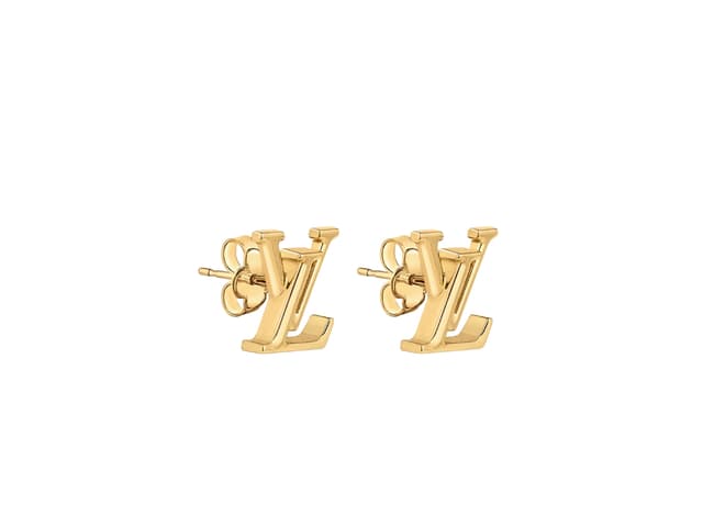 Louis Vuitton Louis Vuitton LV Iconic Earrings In Gold-Color Hardware - view 1