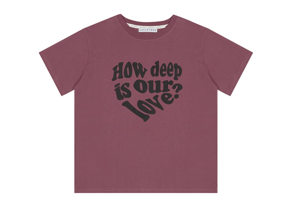 LUVISTRUE In Love Tee Pink