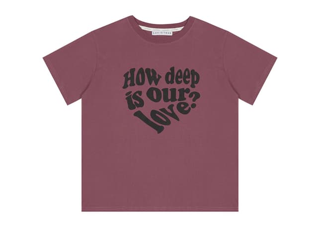 LUVISTRUE LUVISTRUE In Love Tee Pink - view 1