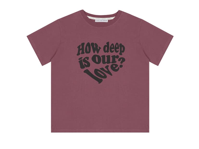 LUVISTRUE LUVISTRUE In Love Tee Pink