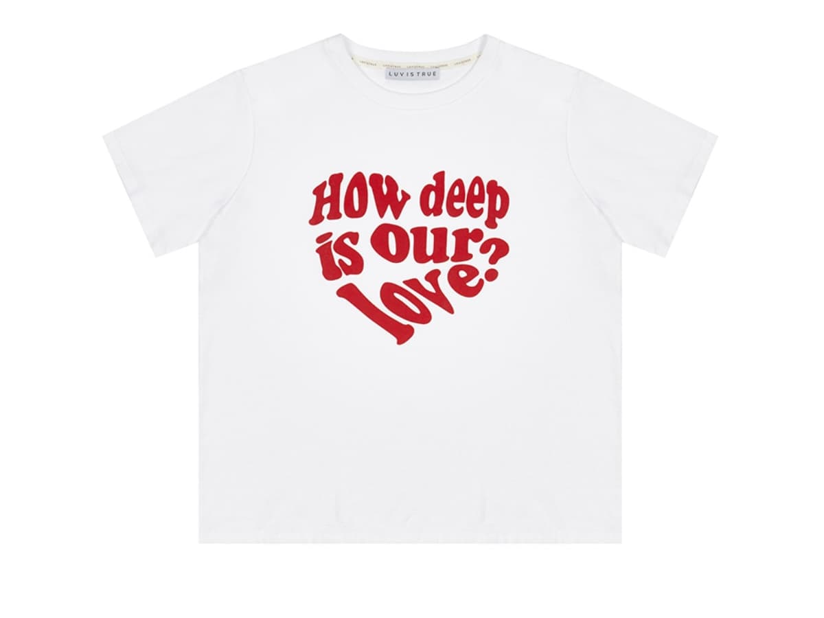 LUVISTRUE In Love Tee White