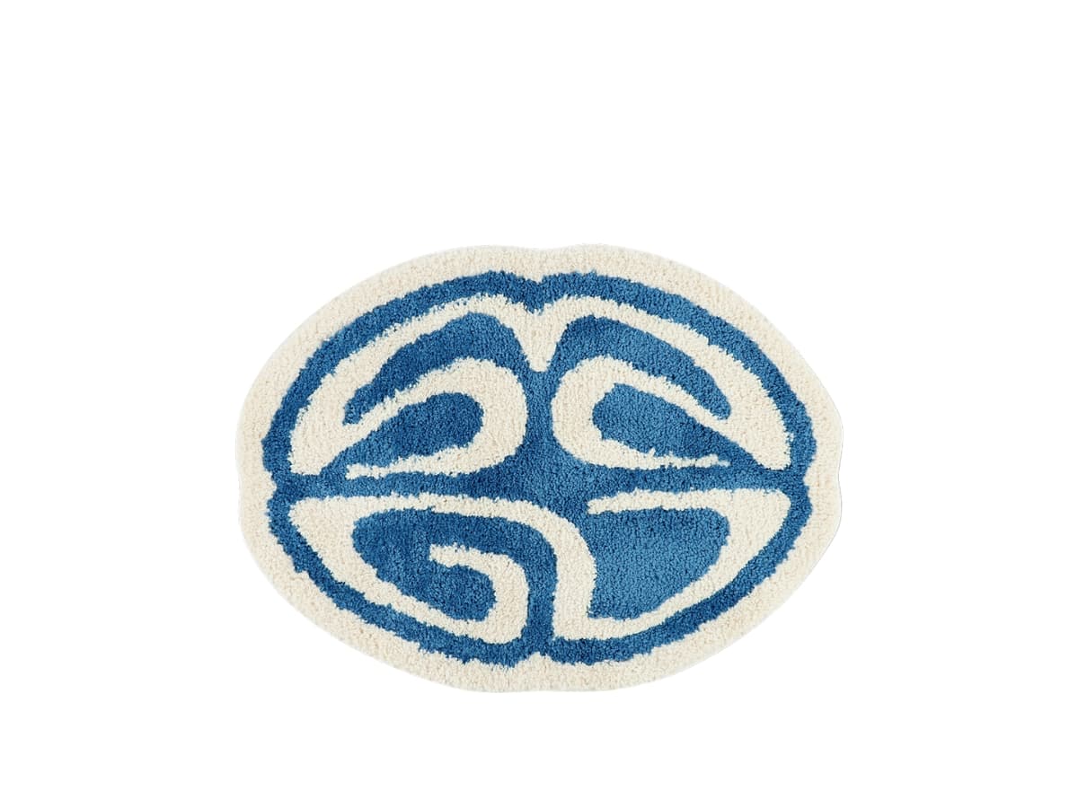 Mahagrid Eclipse Logo Rug Blue