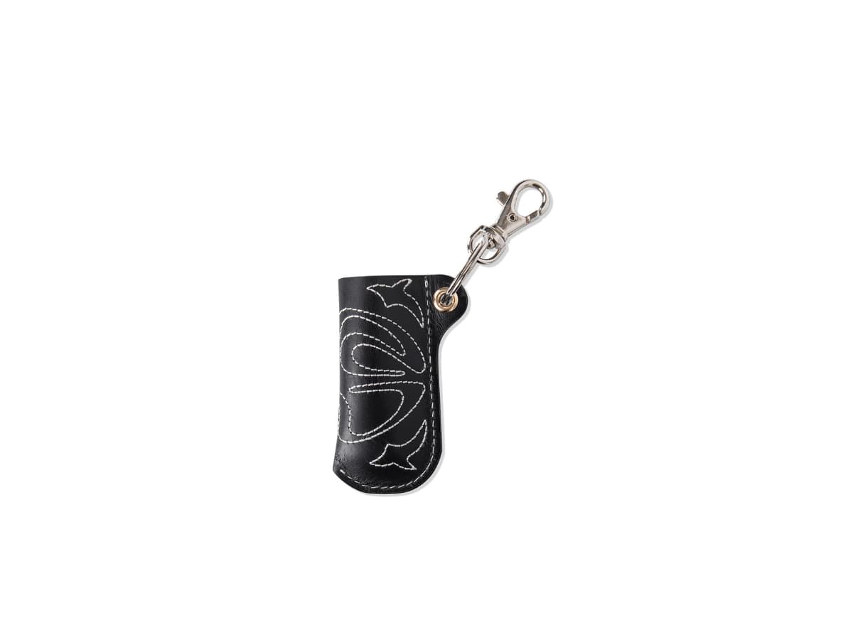 Mahagrid Leather Lighter Case Black