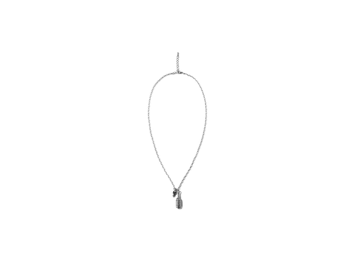 Mahagrid Molotov Cocktail Necklace Silver