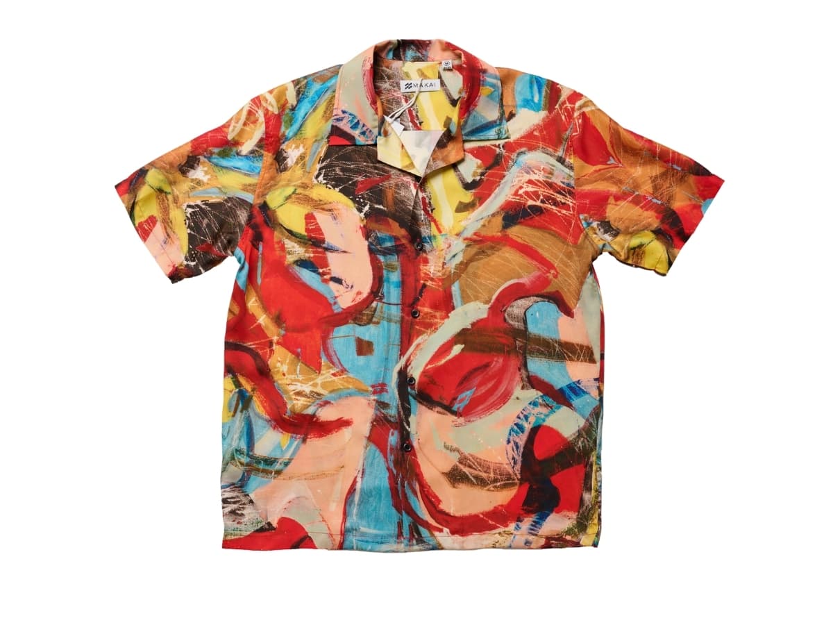 MAKAI BARCELONA Lyocell Hawaiian Shirt