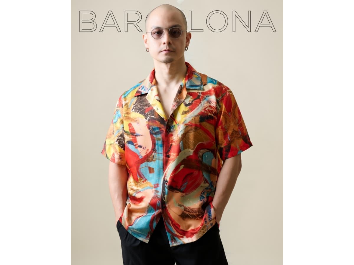 MAKAI BARCELONA Lyocell Hawaiian Shirt