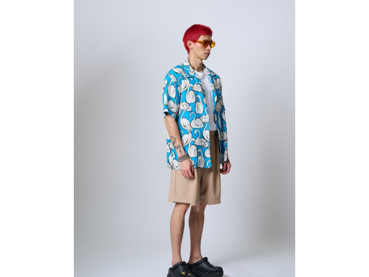 MAKAI COPENHAGEN Rayon Hawaiian Shirt