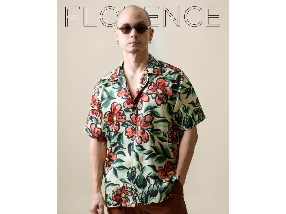 MAKAI FLORENCE Lyocell Hawaiian Shirt