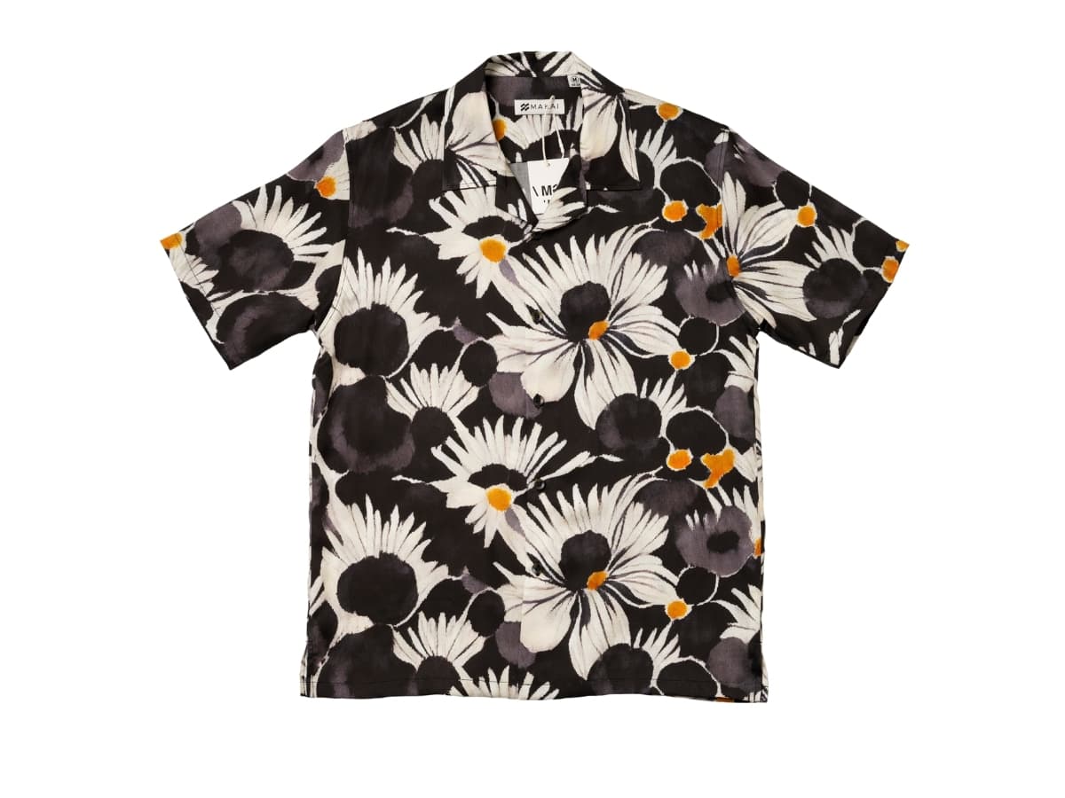 MAKAI GAWAI Lyocell Hawaiian Shirt