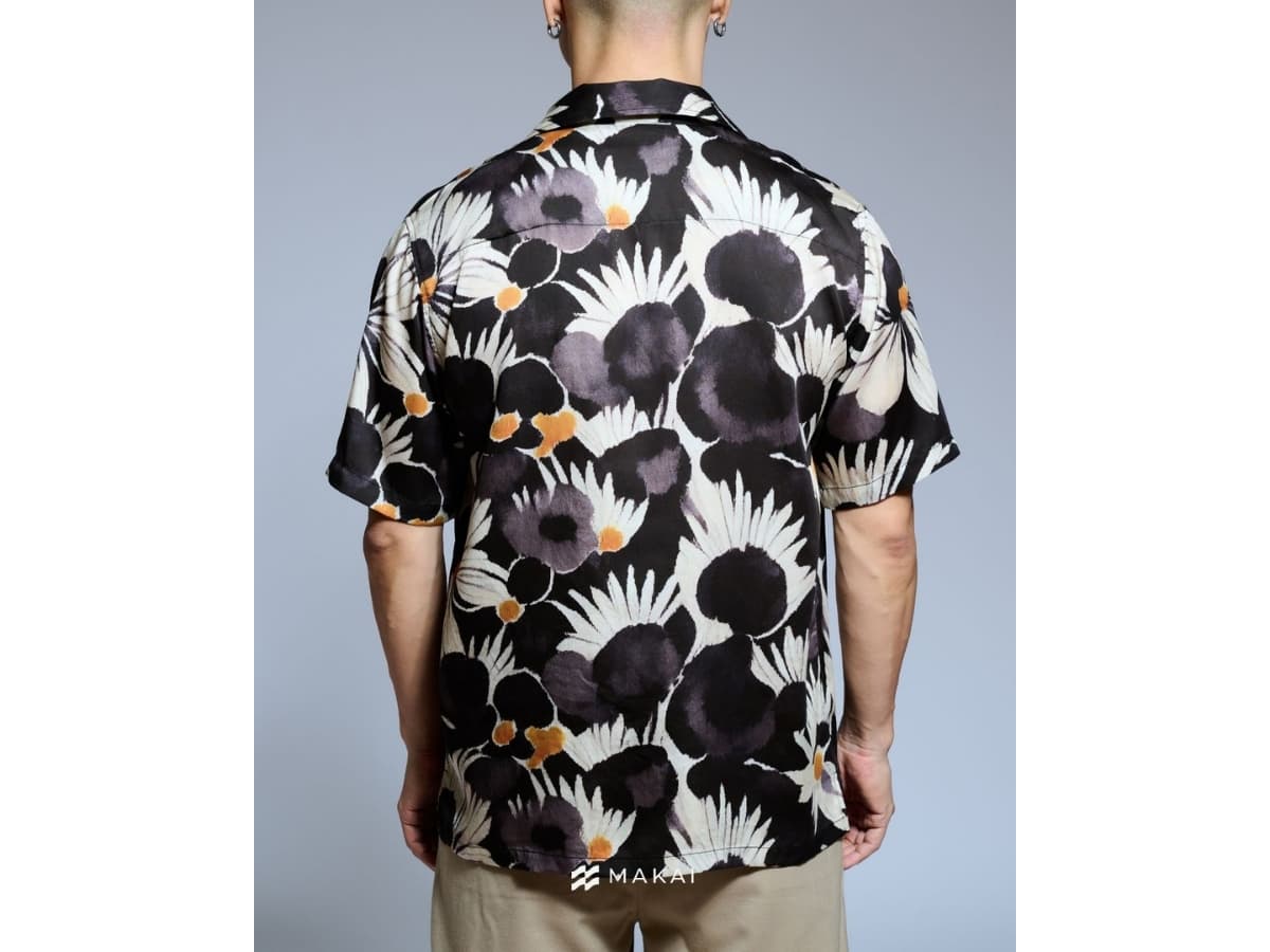 MAKAI GAWAI Lyocell Hawaiian Shirt