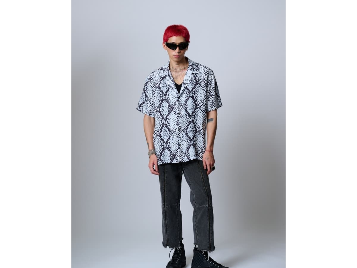 MAKAI MONACO Rayon Hawaiian Shirt