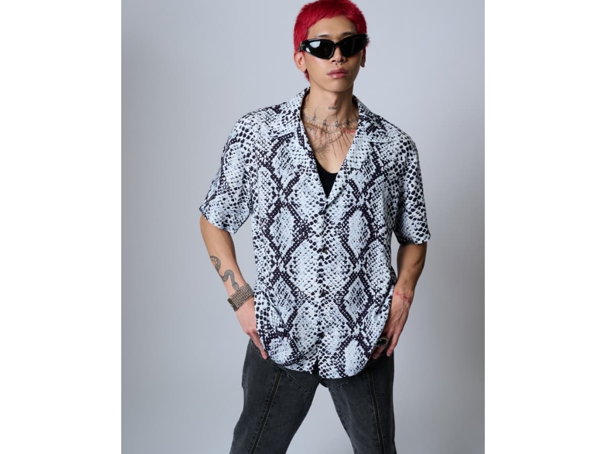 MAKAI MONACO Rayon Hawaiian Shirt