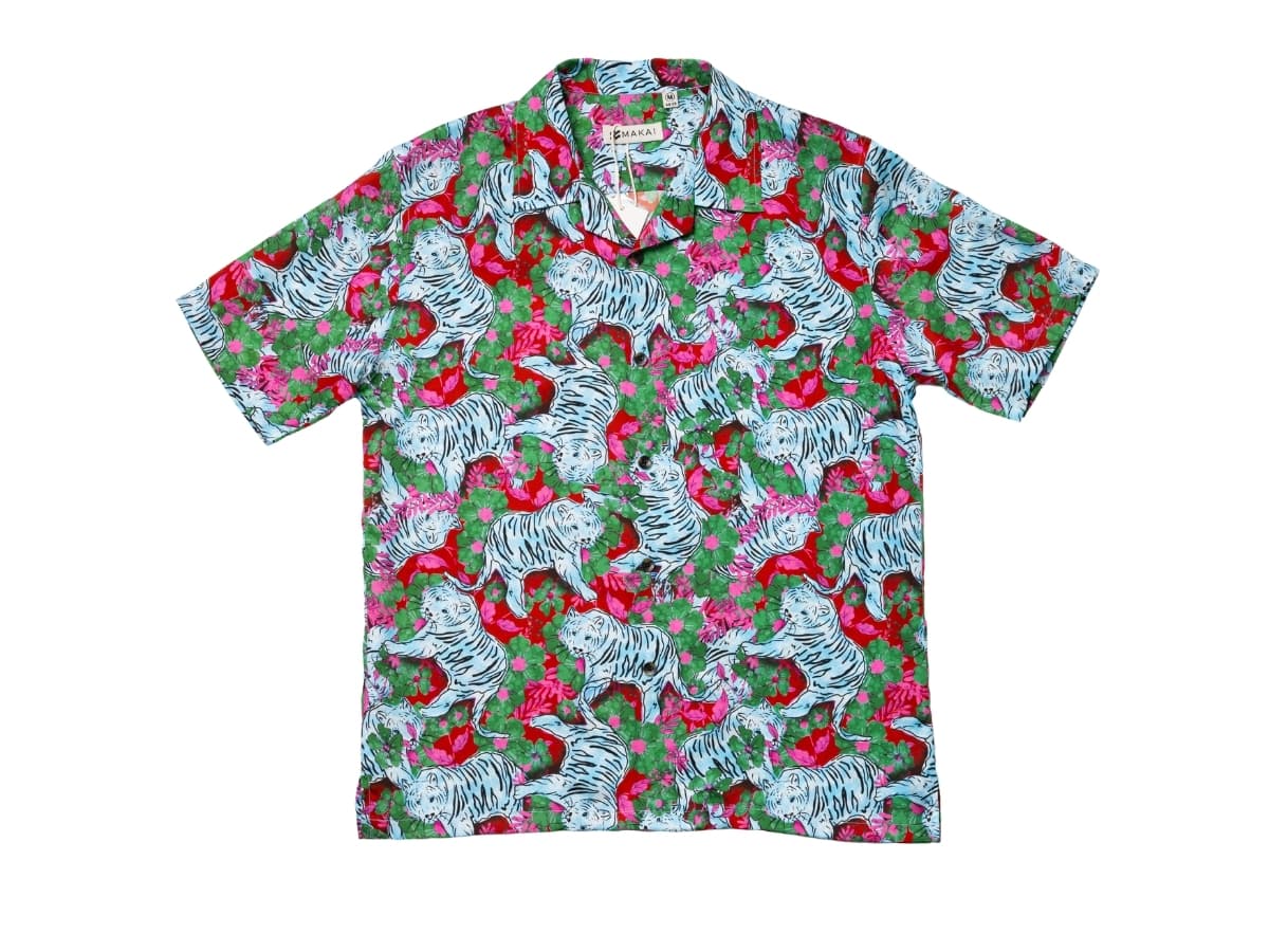 MAKAI POHELA Lyocell Hawaiian Shirt