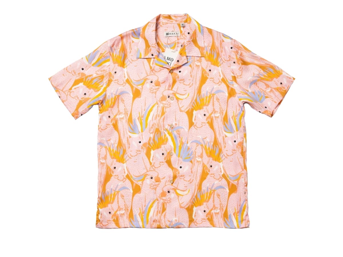 MAKAI RIO Lyocell Hawaiian Shirt