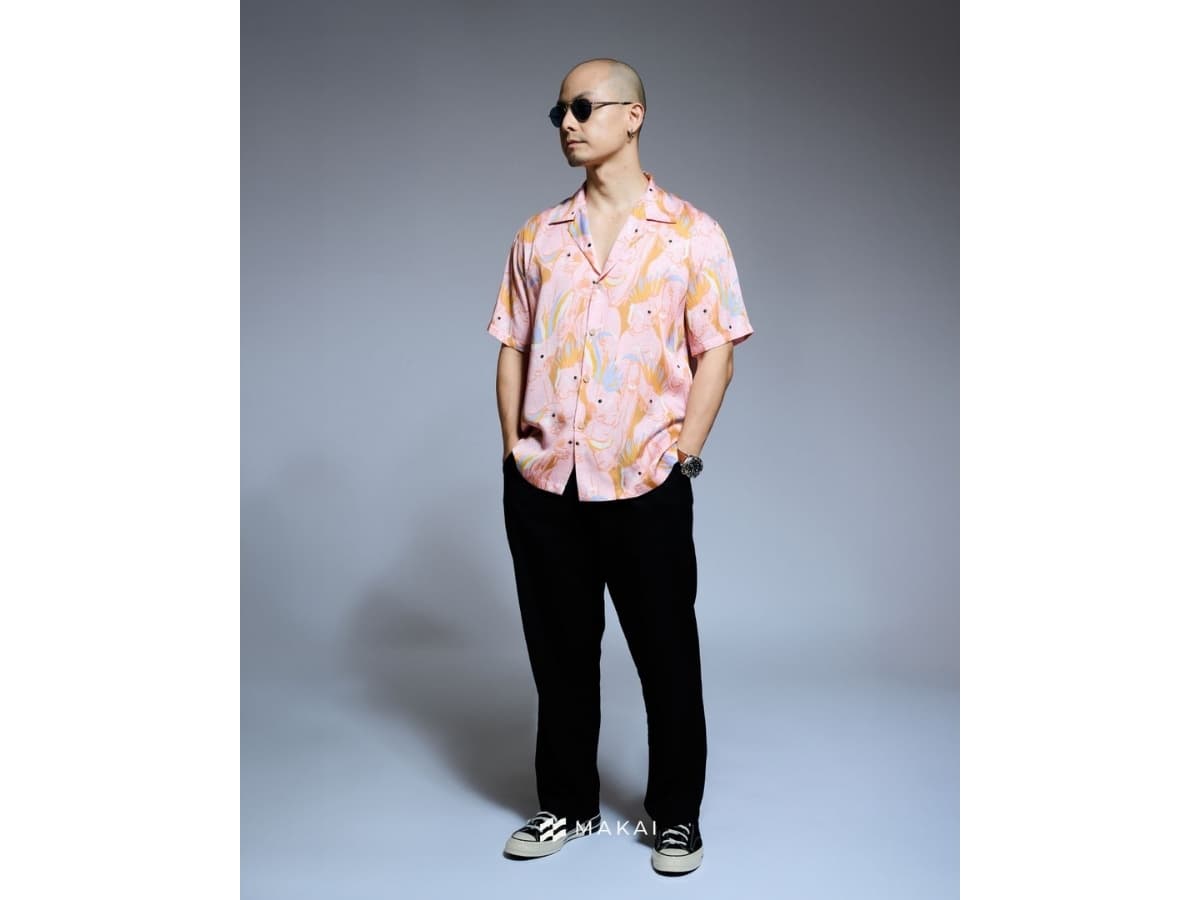 MAKAI RIO Lyocell Hawaiian Shirt