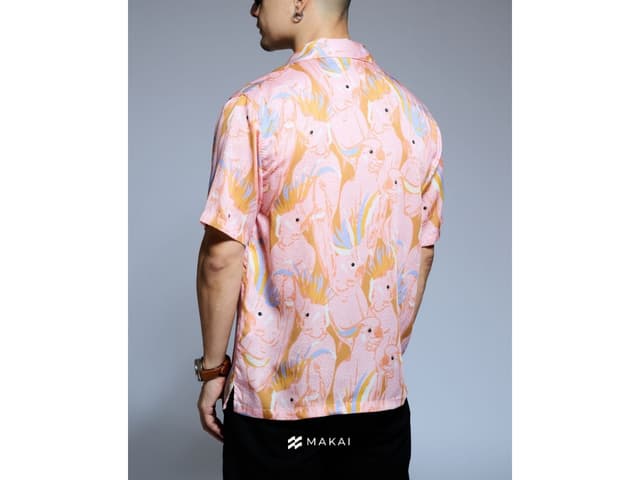 MAKAI MAKAI RIO Lyocell Hawaiian Shirt - view 5