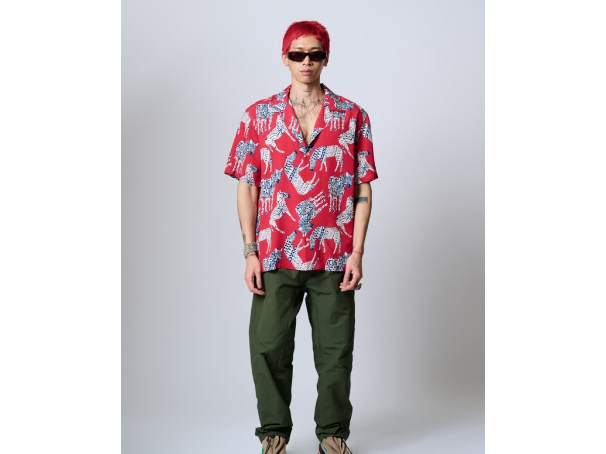 MAKAI ZANZIBAR Rayon Hawaiian Shirt