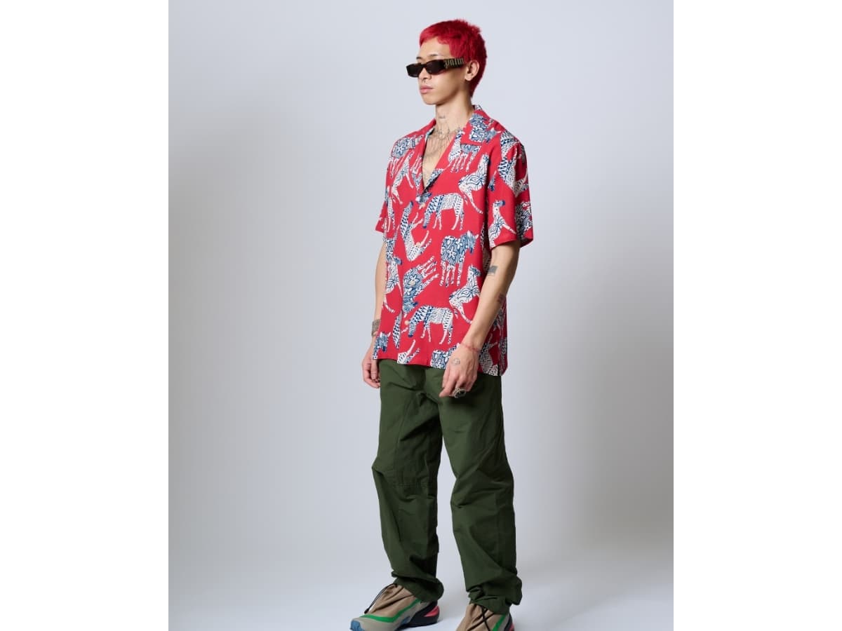 MAKAI ZANZIBAR Rayon Hawaiian Shirt