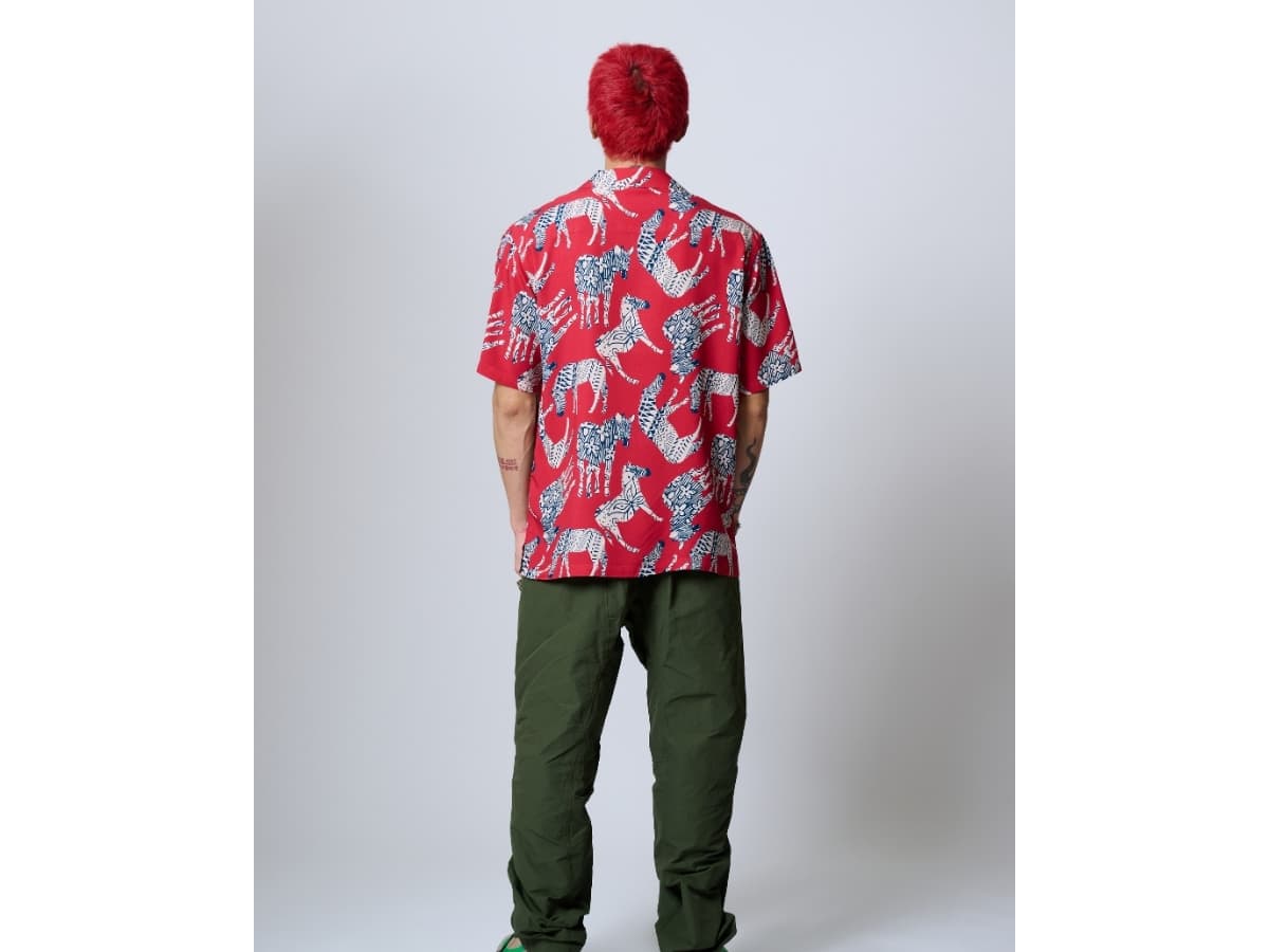 MAKAI ZANZIBAR Rayon Hawaiian Shirt