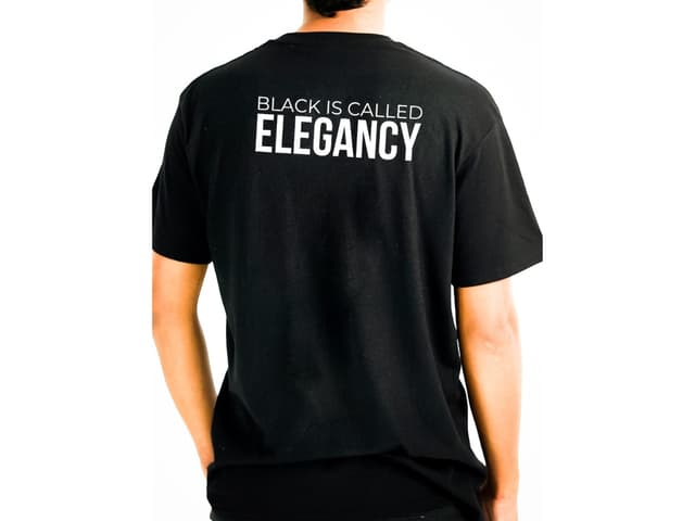 MANA MANA Black T-Shirt Premium Cotton 100% (Regular Fit) - view 4