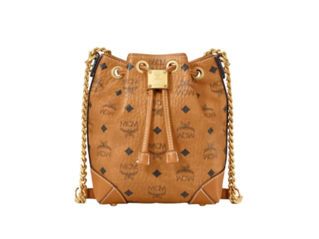 MCM MCM Klassik Drawstring Bag Visetos Cognac - view 1