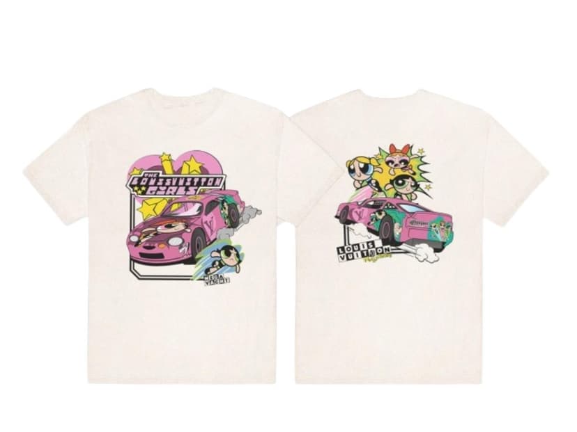 Mega Yacht Mega Yacht Racercar Tee White