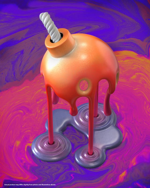 Mighty Jaxx Melting Bomb ft. Jason Freeny (Infrared Edition) by Mighty Jaxx - view 2