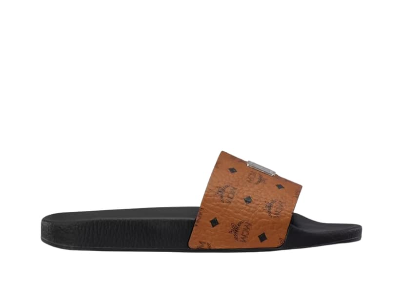 MCM MCM Visetos Slides Cognac