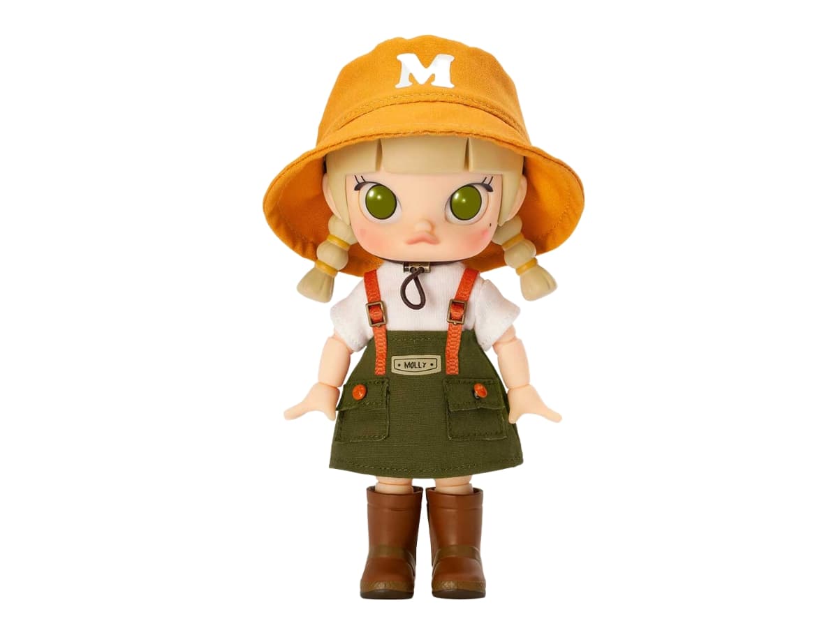 Pop Mart Molly Go Camping BJD Action Figure