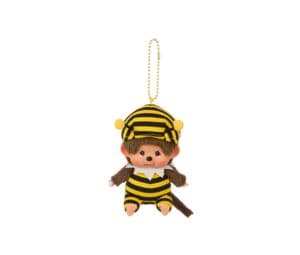 Buy Monchhichi Honeybee Big Face Keychain Size SS at Sasom – Authentic and Ready to Ship