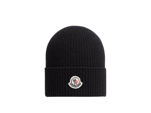 Moncler Moncler Cashmere Blend Beanie Black - view 1