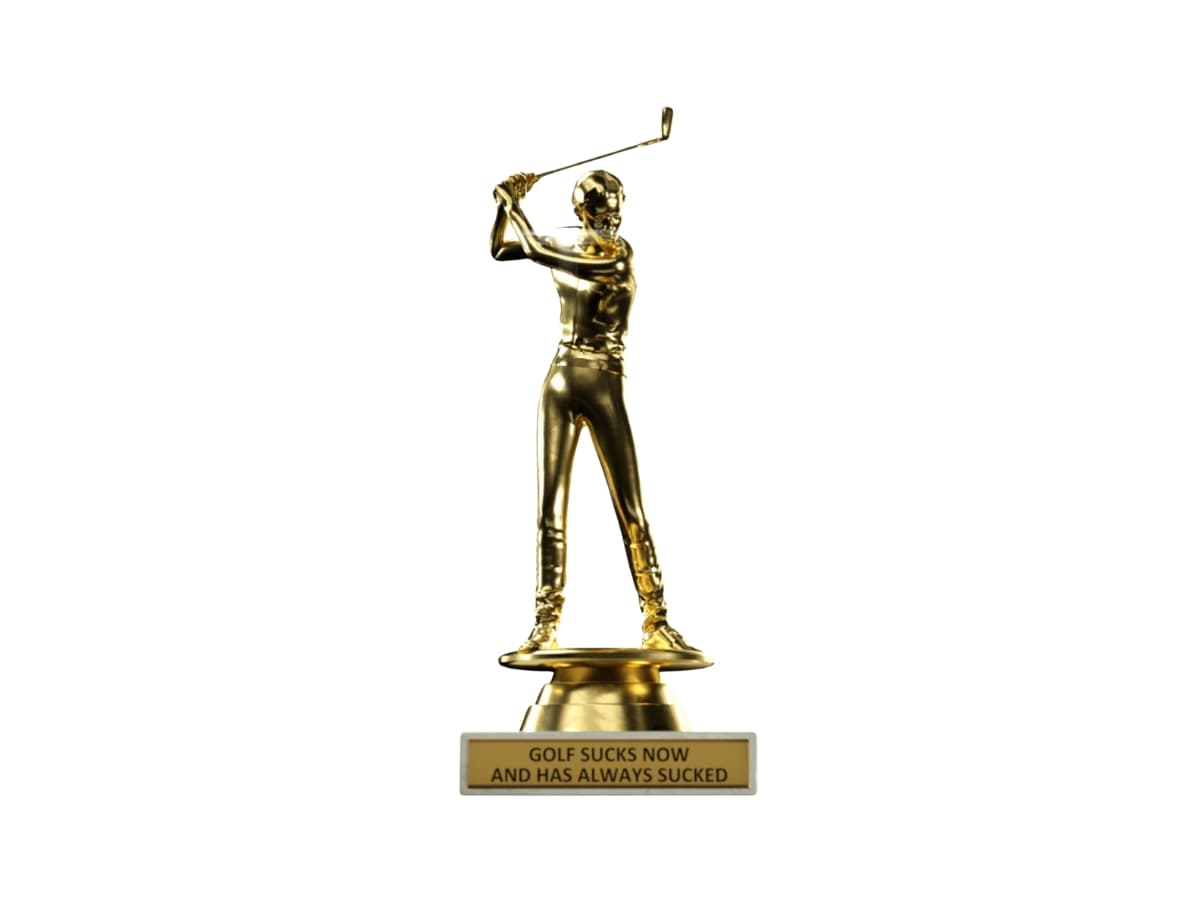 MSCHF Golf Trophy