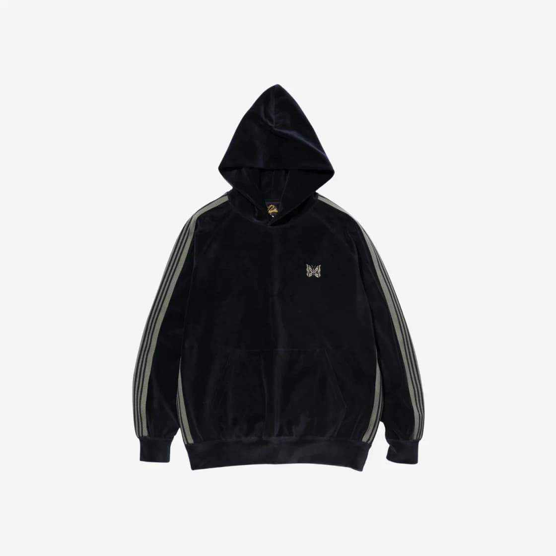 Needles Track Hoodie Velour Navy