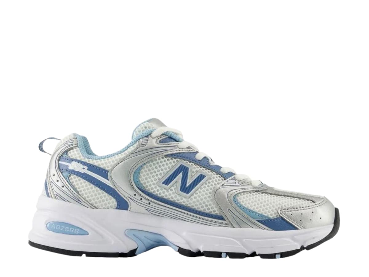 New Balance 530 Silver Metallic Heron Blue