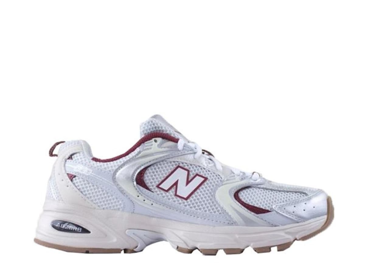 New Balance 530 White Burgundy