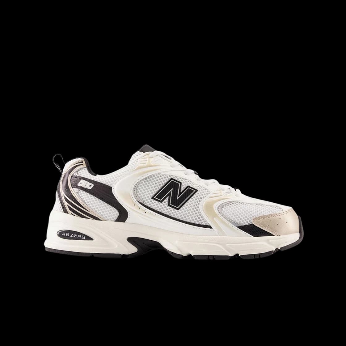 New Balance 530 White Light Gold Metallic