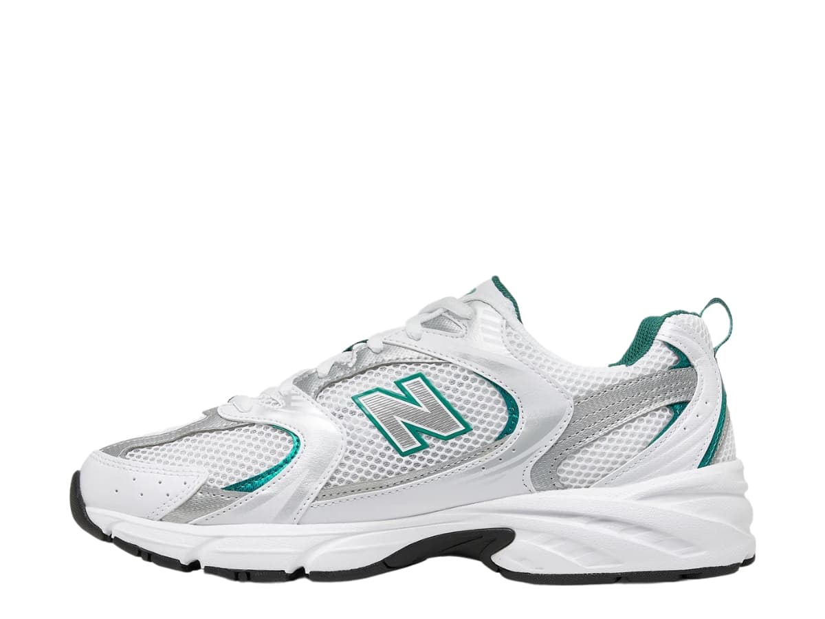 New Balance 530 White Silver Green