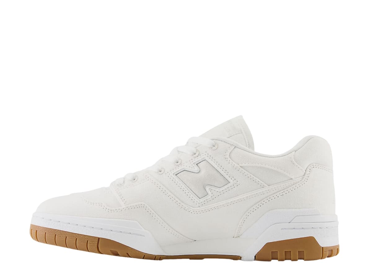 New Balance 550 White Canvas Gum