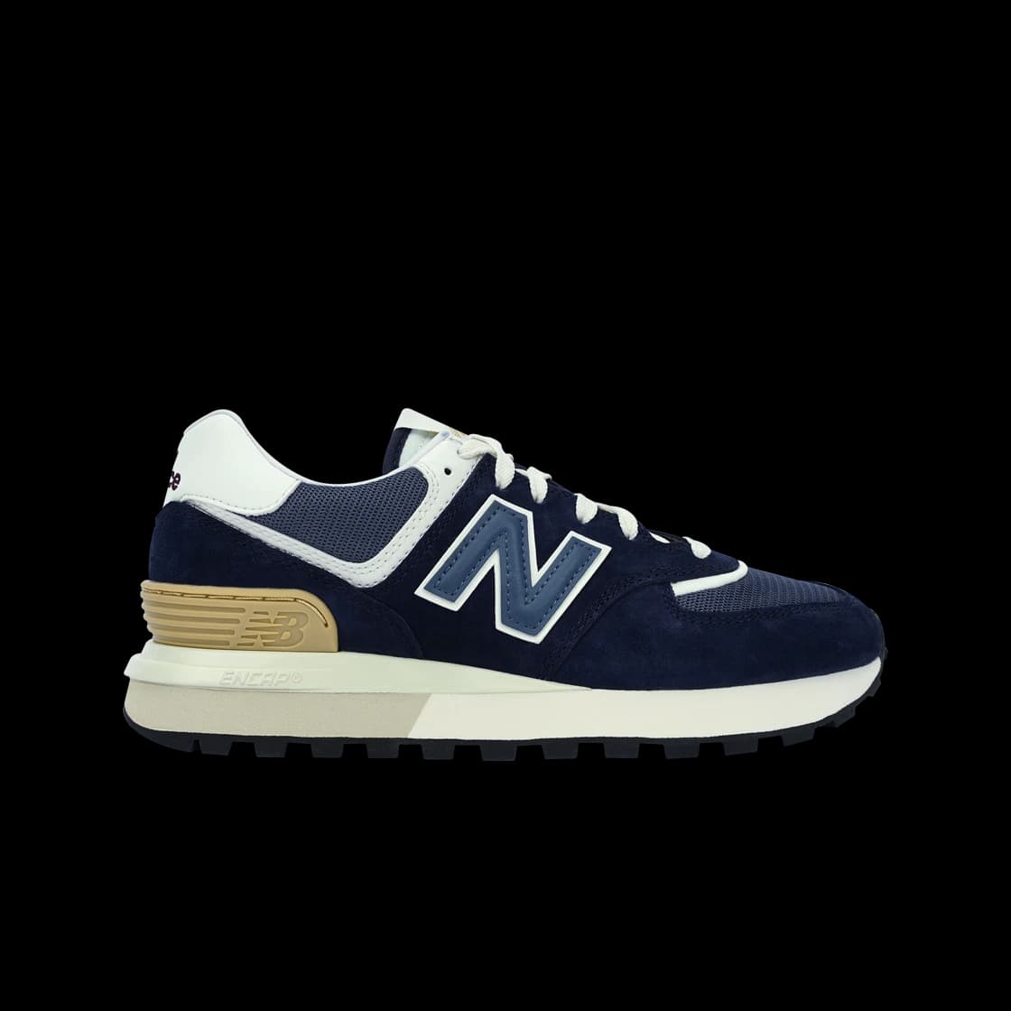 New Balance 574 Navy White Beige