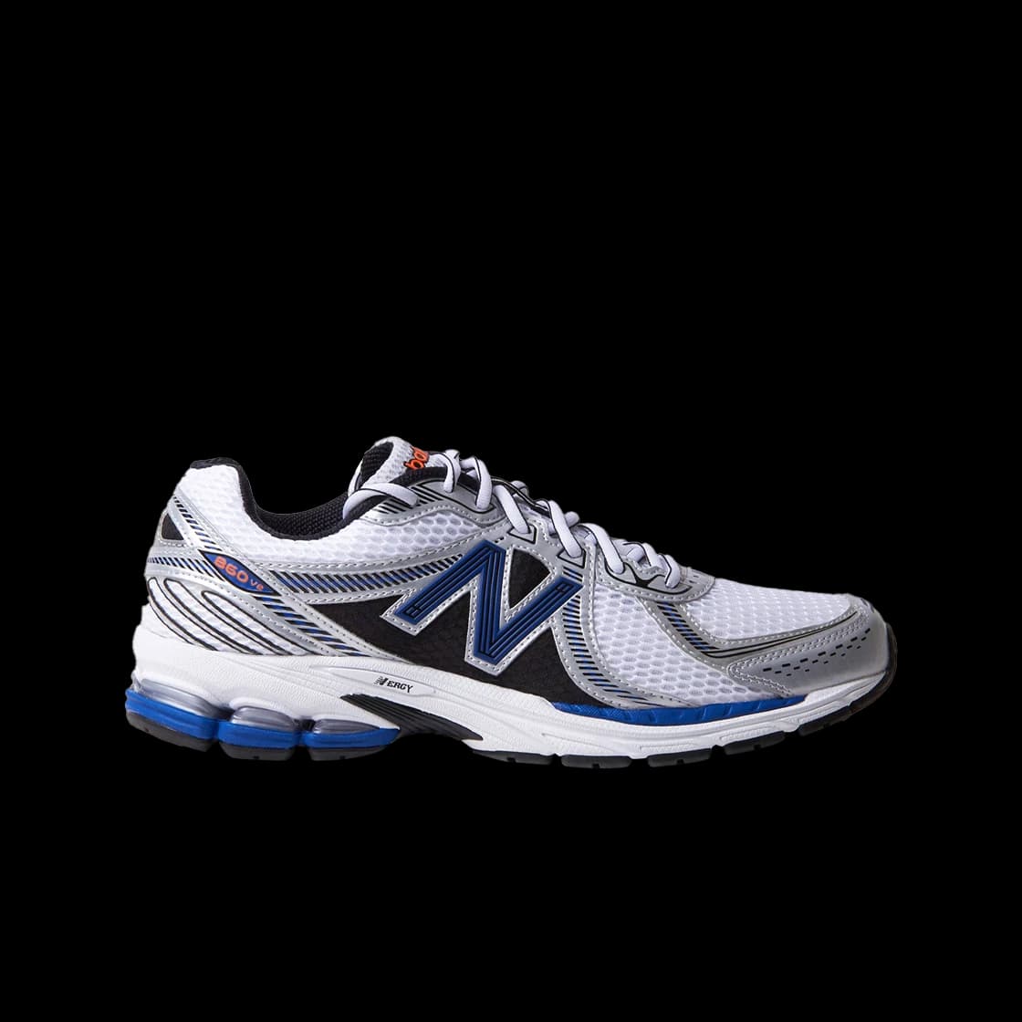 New Balance 860v2 White Team Royal Silver