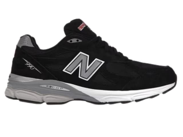 New Balance New Balance 990v3 MiUSA Black White - view 1