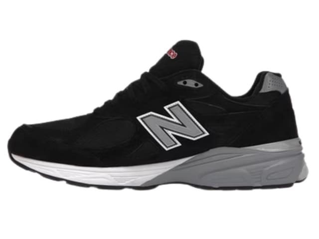New Balance New Balance 990v3 MiUSA Black White - view 2