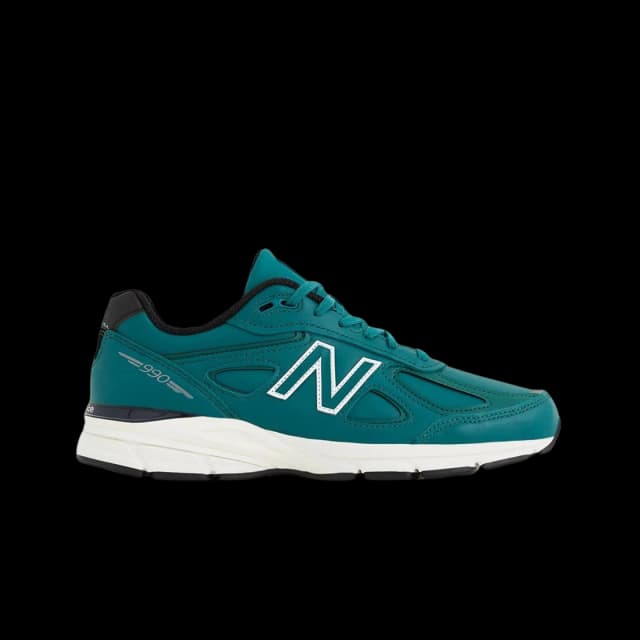 New Balance New Balance 990v4 MiUSA Teddy Santis Teal - view 1