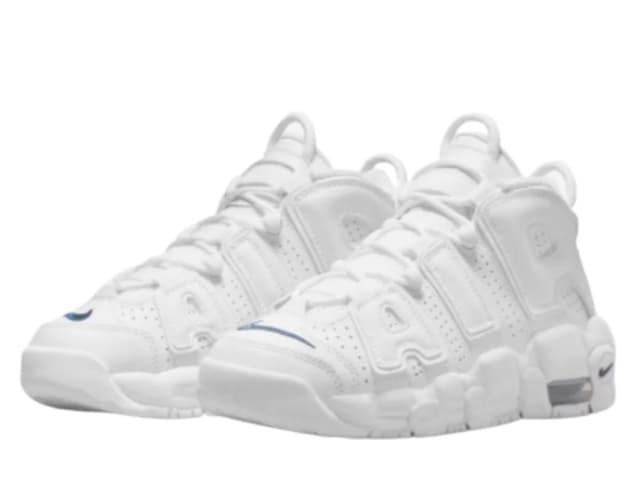Nike Nike Air More Uptempo White Midnight Navy (TD) - view 3