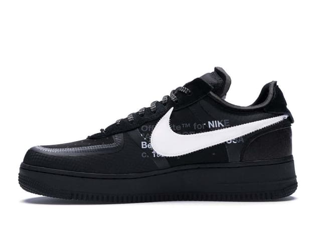 Nike Nike Air Force 1 Low Off-White Black White - view 2