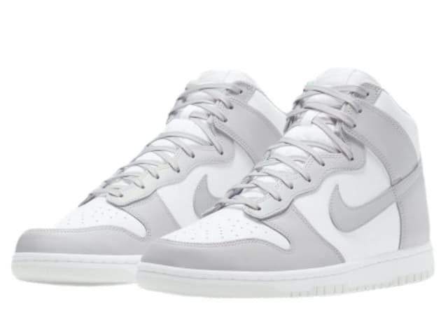 Nike Nike Dunk High Retro White Vast Grey - view 3