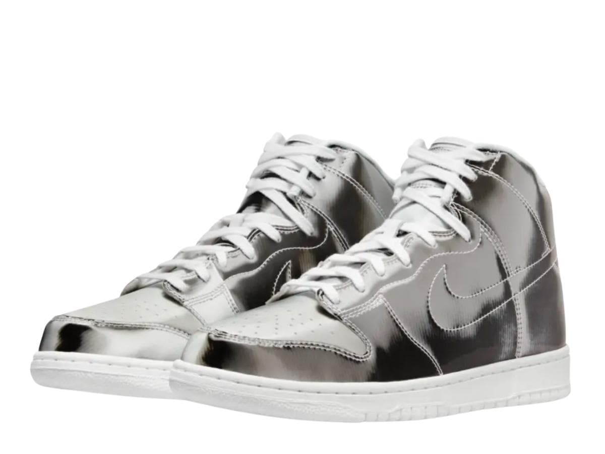 Nike Dunk High CLOT Metallic Silver (With Card)