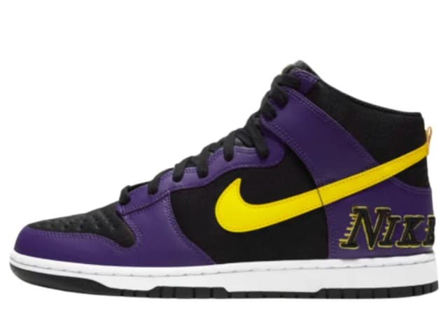 Nike Nike Dunk High EMB Lakers - view 2