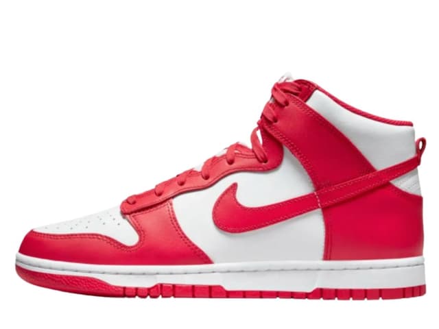 Nike Nike Dunk High Championship White Red - view 2