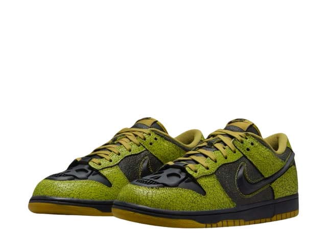 Nike Nike Dunk Low Halloween Black and Green Curry - view 3